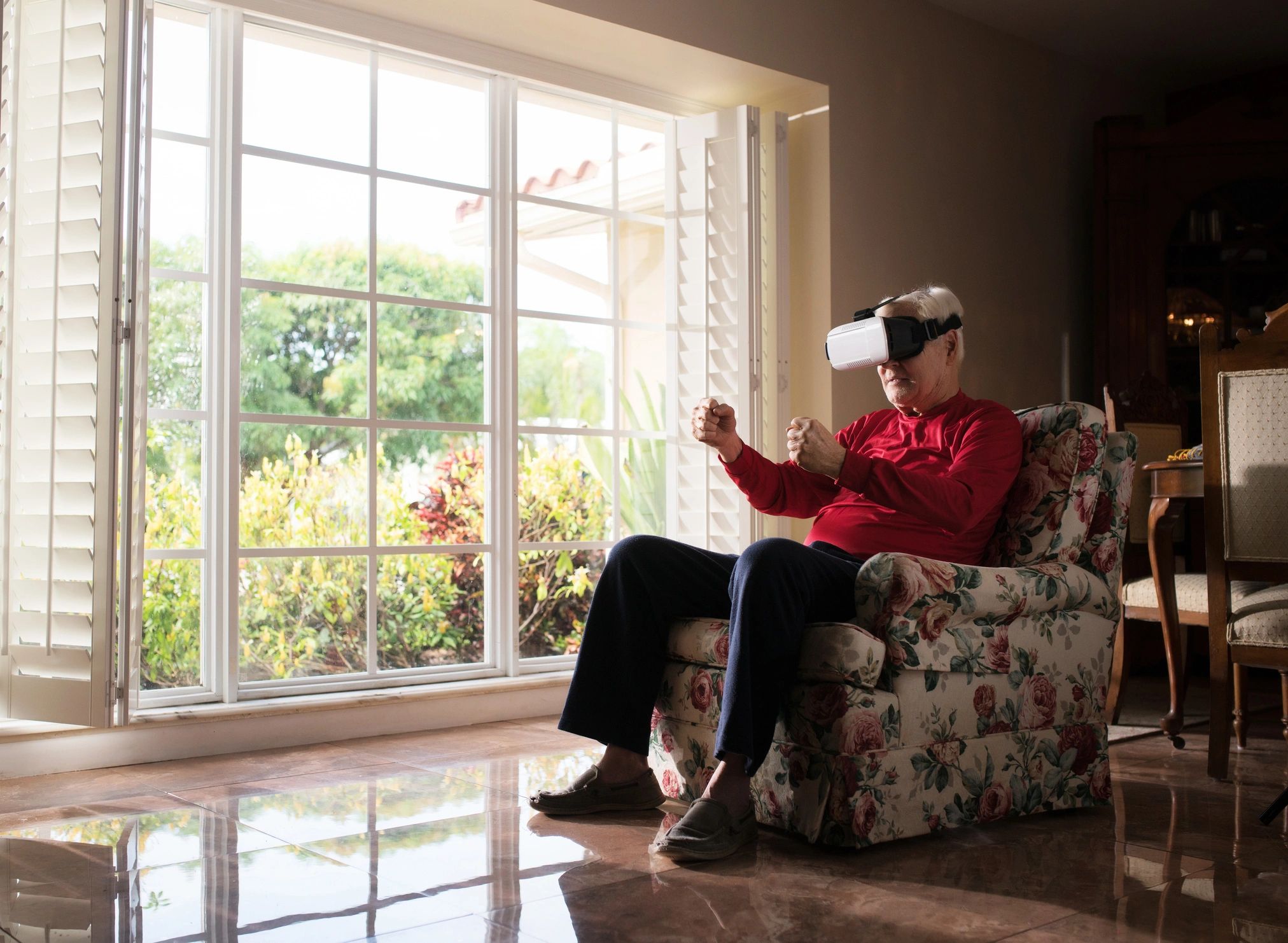 virtual reality seniors retirement home